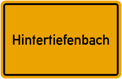 onlinestreet Branchenbuch für Hintertiefenbach
