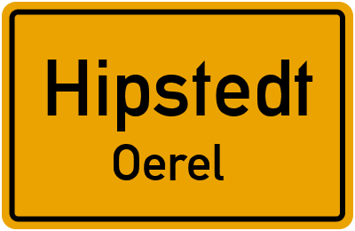 Straßenverzeichnis Hipstedt Oerel