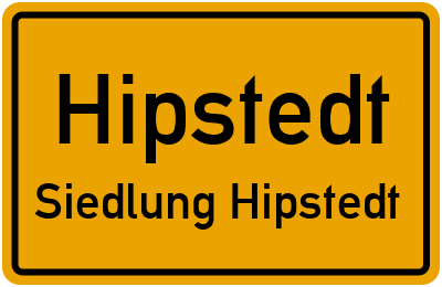 Straßenverzeichnis Hipstedt Siedlung Hipstedt