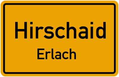 Straßenverzeichnis Hirschaid Erlach