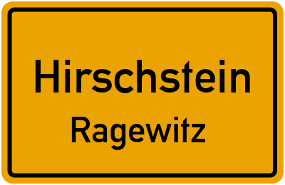 Straßenverzeichnis Hirschstein Ragewitz