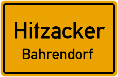 Straßenverzeichnis Hitzacker Bahrendorf