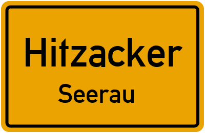 Straßenverzeichnis Hitzacker Seerau