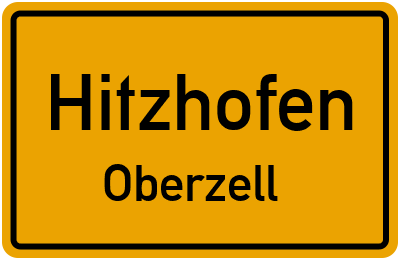 Straßenverzeichnis Hitzhofen Oberzell