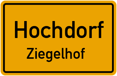 Straßenverzeichnis Hochdorf Ziegelhof