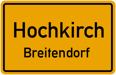 Straßenverzeichnis Hochkirch Breitendorf
