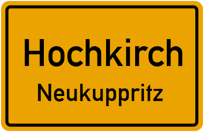Straßenverzeichnis Hochkirch Neukuppritz