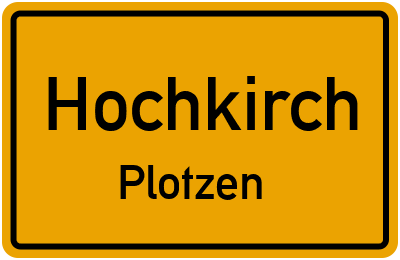 Straßenverzeichnis Hochkirch Plotzen