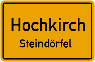 Straßenverzeichnis Hochkirch Steindörfel