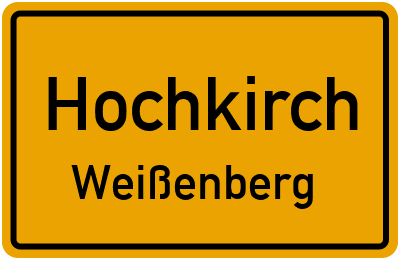 Straßenverzeichnis Hochkirch Weißenberg