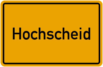 Hochscheid in Rheinland-Pfalz