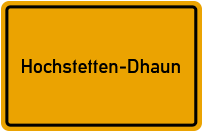 Hochstetten-Dhaun in Rheinland-Pfalz