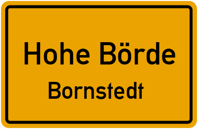 Straßenverzeichnis Hohe Börde Bornstedt