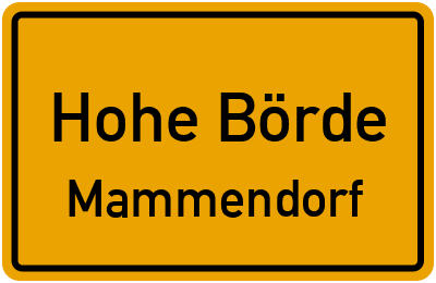 Straßenverzeichnis Hohe Börde Mammendorf