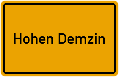 Hohen Demzin in Mecklenburg-Vorpommern erkunden