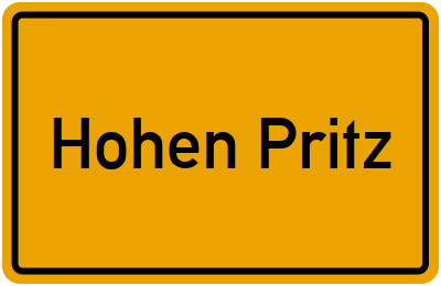 Hohen Pritz in Mecklenburg-Vorpommern