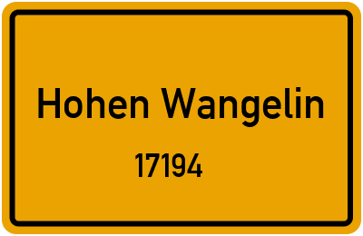 Straßenverzeichnis für 17194 Hohen Wangelin