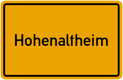Hohenaltheim Branchenbuch