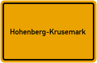 Hohenberg-Krusemark Branchenbuch