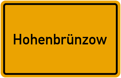 Hohenbrünzow Branchenbuch