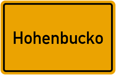 Hohenbucko in Brandenburg
