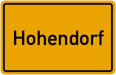 Hohendorf in Mecklenburg-Vorpommern