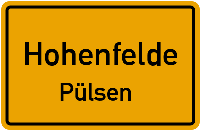 Straßenverzeichnis Hohenfelde Pülsen