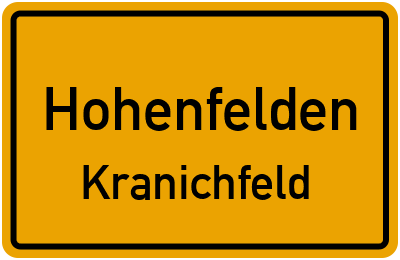 Straßenverzeichnis Hohenfelden Kranichfeld
