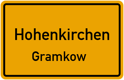 Straßenverzeichnis Hohenkirchen Gramkow