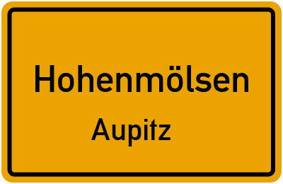 Straßenverzeichnis Hohenmölsen Aupitz