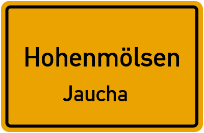Straßenverzeichnis Hohenmölsen Jaucha