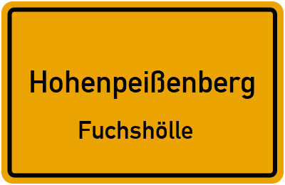 Straßenverzeichnis Hohenpeißenberg Fuchshölle