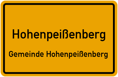 Straßenverzeichnis Hohenpeißenberg Gemeinde Hohenpeißenberg