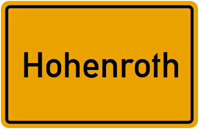 Hohenroth in Bayern erkunden