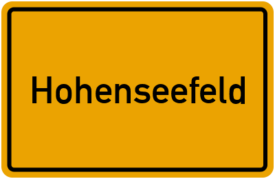 Hohenseefeld Branchenbuch