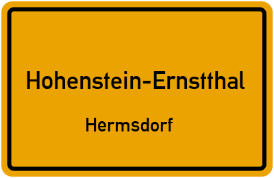 Straßenverzeichnis Hohenstein-Ernstthal Hermsdorf
