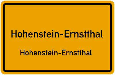 Straßenverzeichnis Hohenstein-Ernstthal Hohenstein-Ernstthal