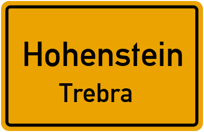 Straßenverzeichnis Hohenstein Trebra