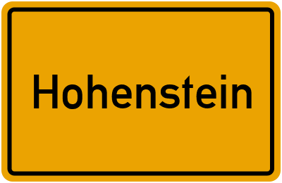 Hohenstein in Thüringen erkunden