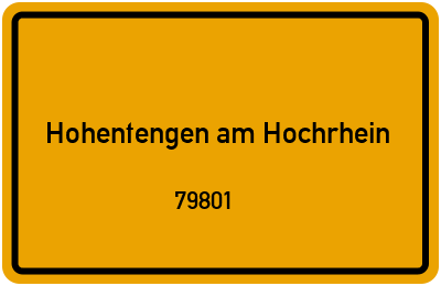 79801 Hohentengen am Hochrhein