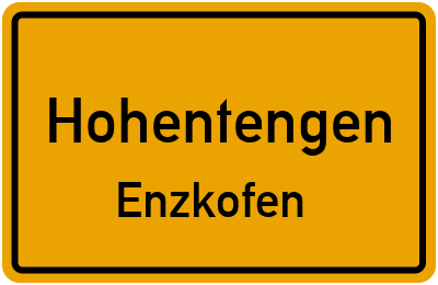 Straßenverzeichnis Hohentengen Enzkofen
