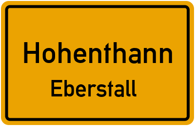 Straßenverzeichnis Hohenthann Eberstall