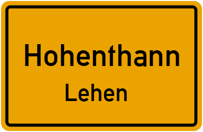 Straßenverzeichnis Hohenthann Lehen
