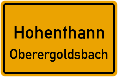 Straßenverzeichnis Hohenthann Oberergoldsbach