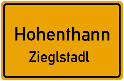 Straßenverzeichnis Hohenthann Zieglstadl