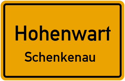 Straßenverzeichnis Hohenwart Schenkenau