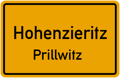 Straßenverzeichnis Hohenzieritz Prillwitz