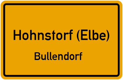 Straßenverzeichnis Hohnstorf (Elbe) Bullendorf