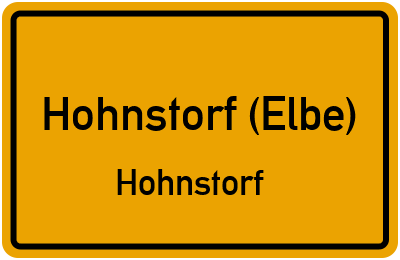 Straßenverzeichnis Hohnstorf (Elbe) Hohnstorf