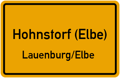Straßenverzeichnis Hohnstorf (Elbe) Lauenburg/Elbe